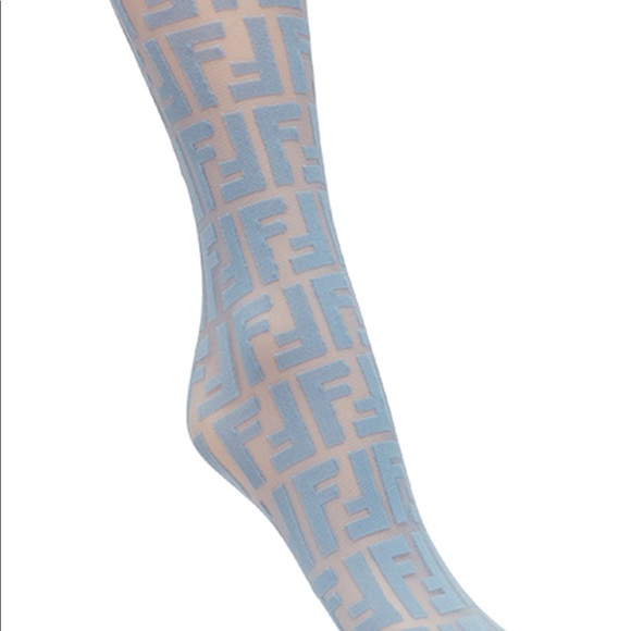 fendi logo stockings
